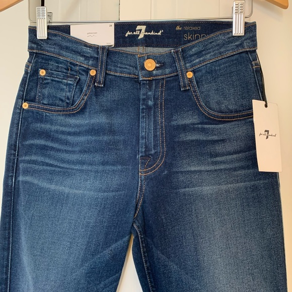 NWT! 7 For All Mankind relaxed skinny jean - Picture 2 of 16
